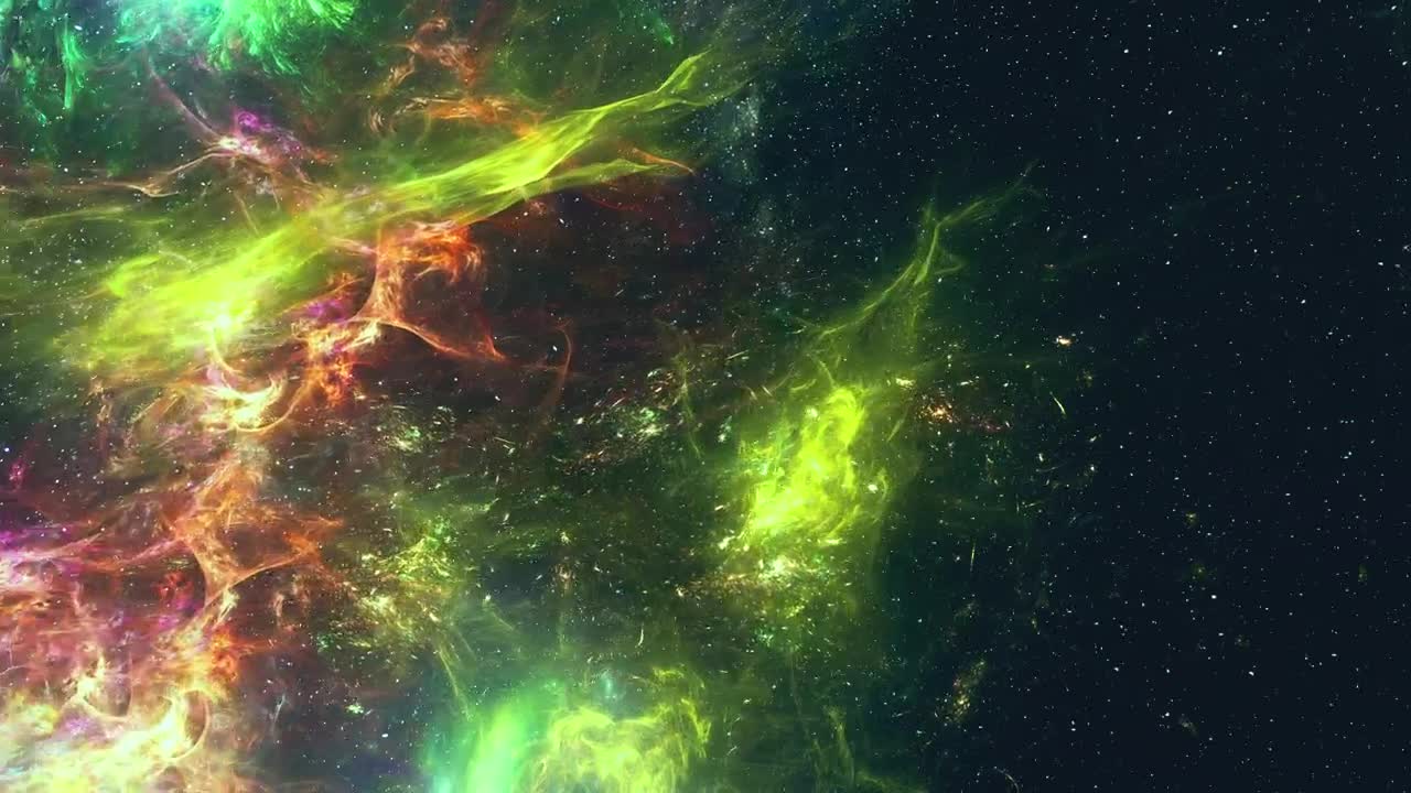 Stock Video Fluorescent Nebulae In Space Live Wallpaper For PC - Free Download