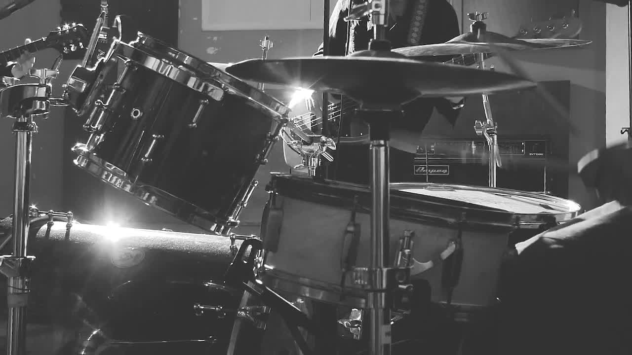 Stock Video Drummer Playing The Drums Live Wallpaper For PC - Free Download