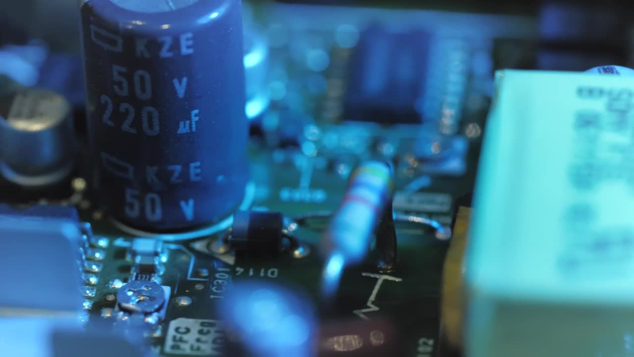 Stock Video Macro Closeup Video Of Microchips Animated Wallpaper - Free Download