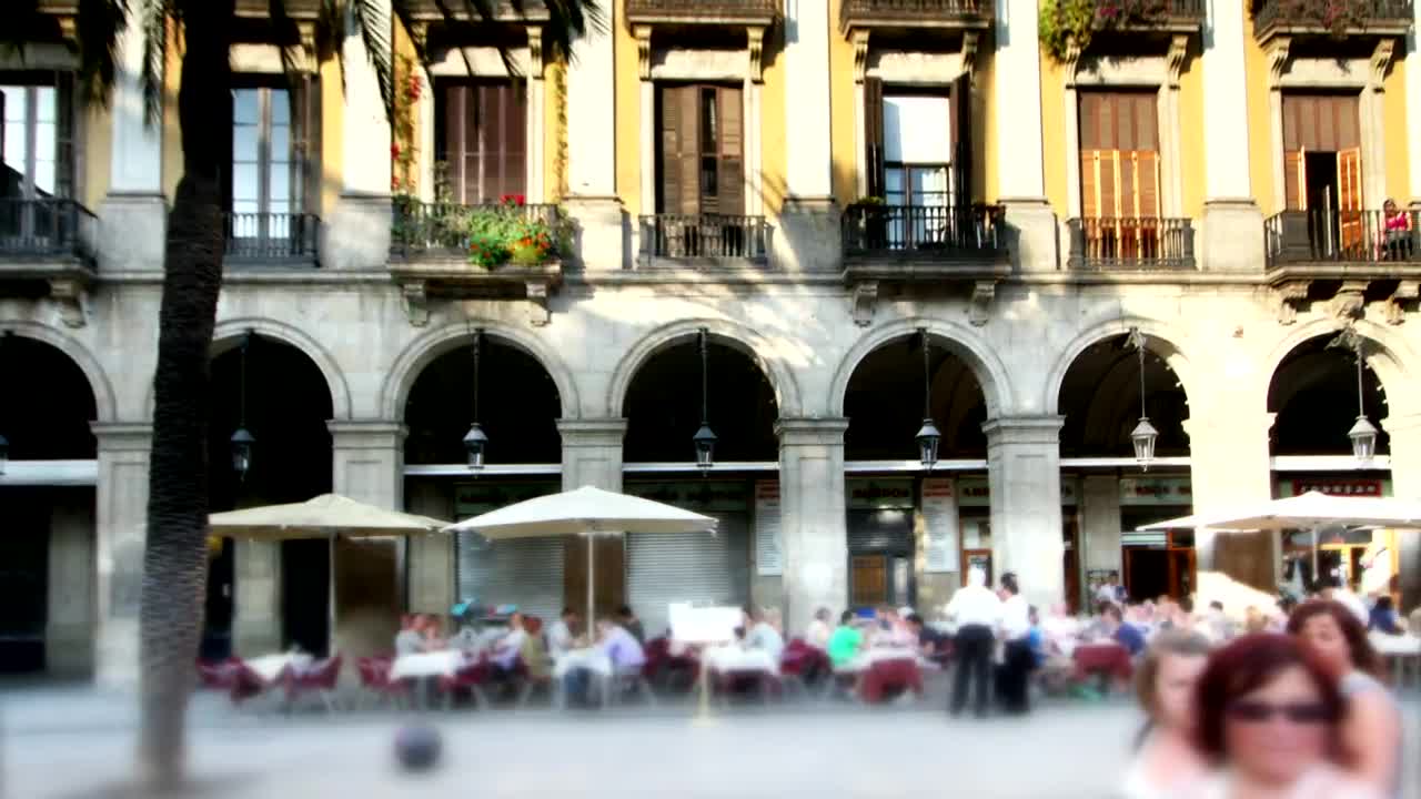 Video Stock Public Plaza Surrounded By European Style Buildings Live Wallpaper Free - Free Download