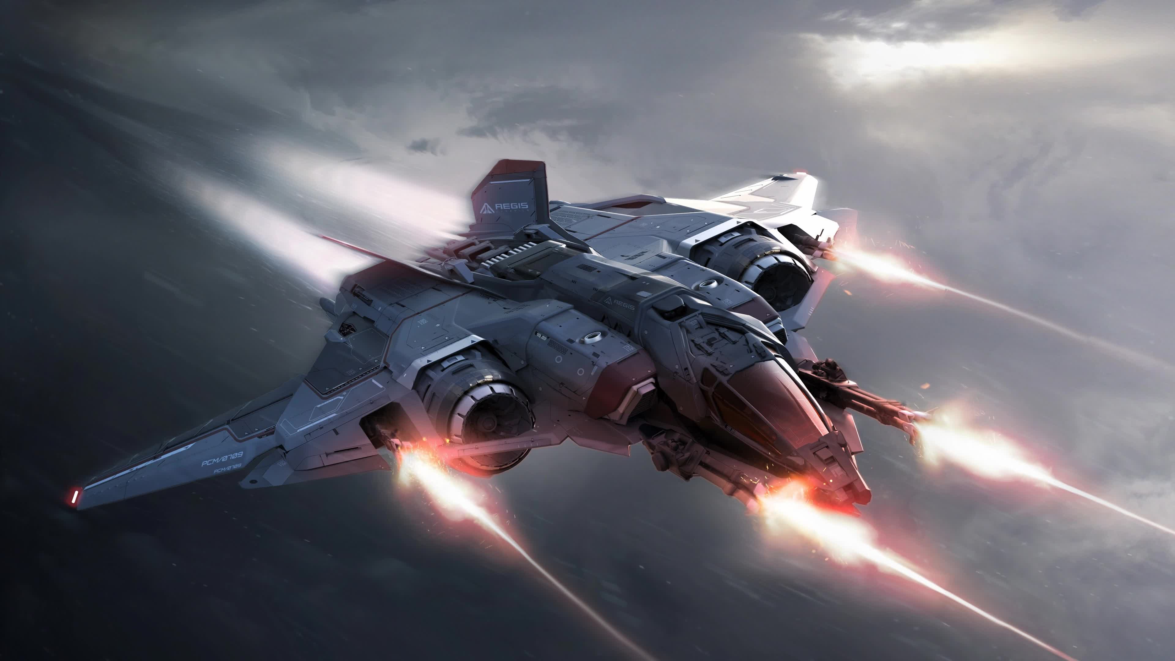 Star  Citizen  Spaceship  4K  Live  Wallpaper - Free Download