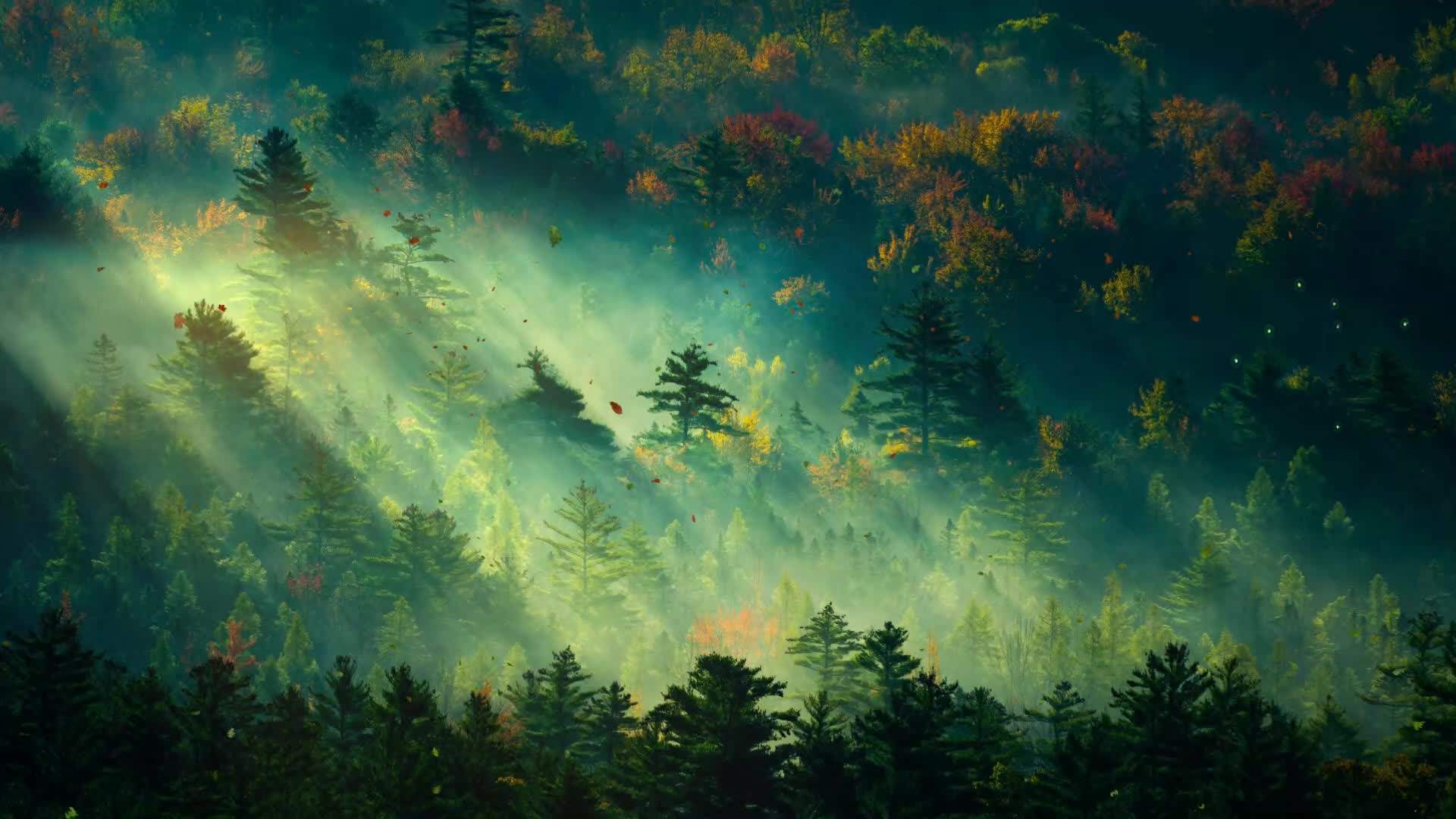 In he Early Morning Forest Live Wallpaper - Free Download