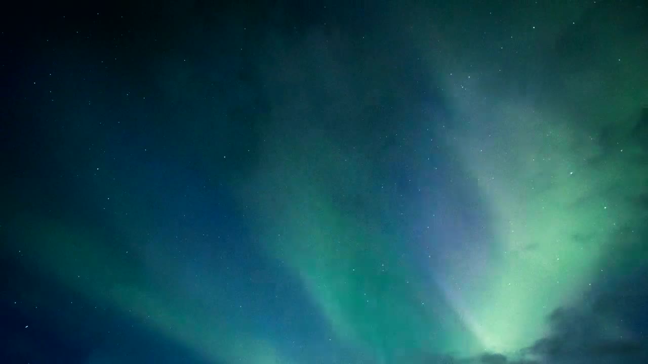 Stock Video Northern Lights Of Blue And Green Colors In The Night Live Wallpaper - Free Download