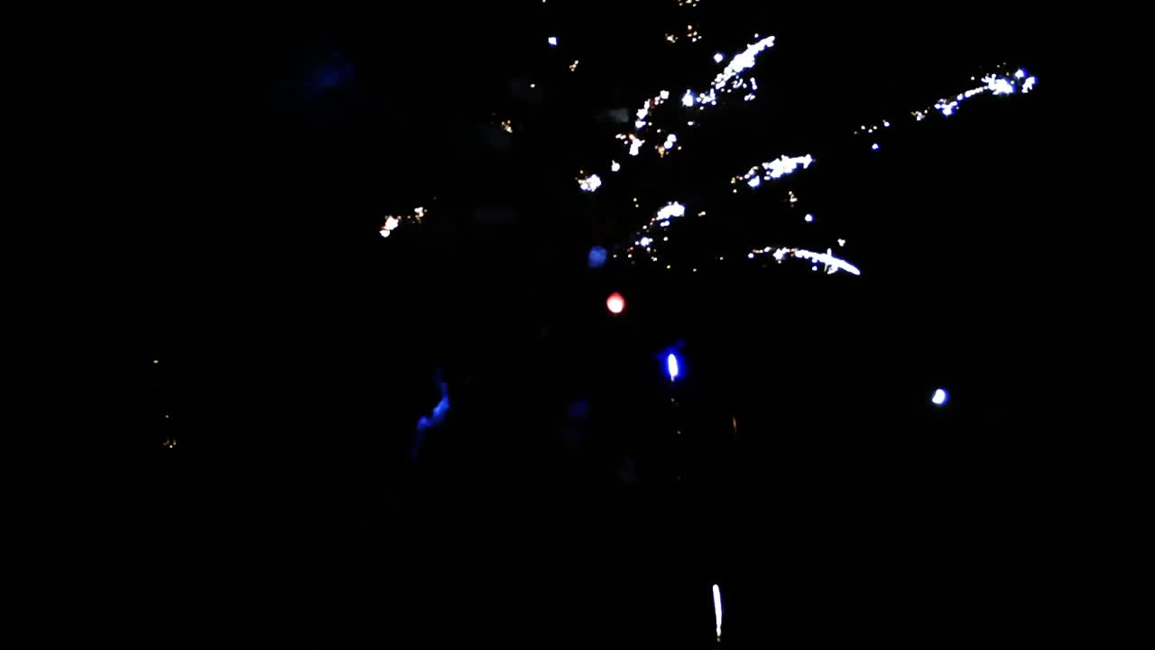Stock Video Fireworks Leaving Sparkles In The Sky Live Wallpaper For PC - Free Download