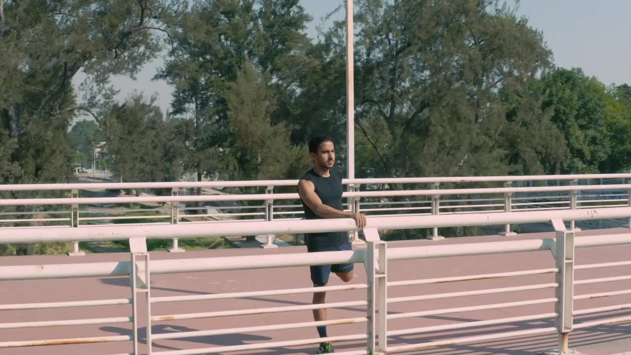 Free Video Stock Stretching The Body Outside Before Physical Activity Live Wallpaper - Free Download