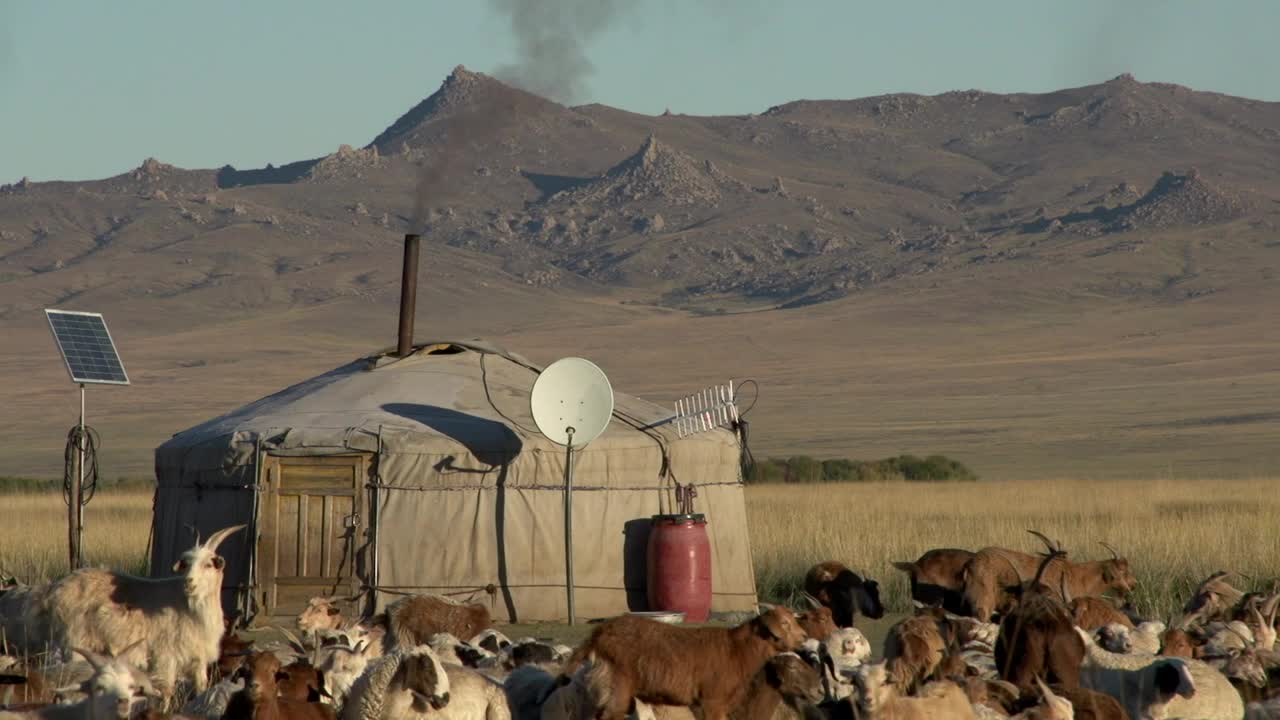 Free Stock Video Rural Home With Goat Cattle In The Mountains Live Wallpaper - Free Download