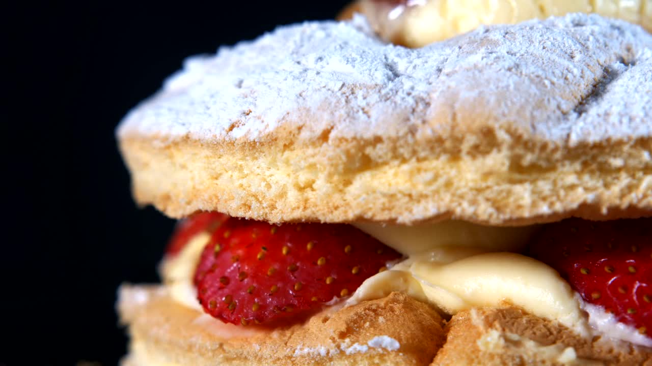 Free Video Stock Strawberry Dessert In Detail Live Wallpaper - Free Download