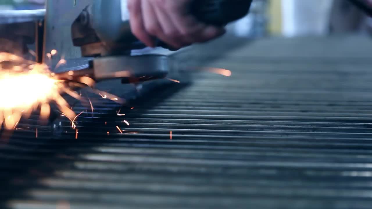 Free Video Stock Sparks From A Grinder In The Factory Live Wallpaper - Free Download