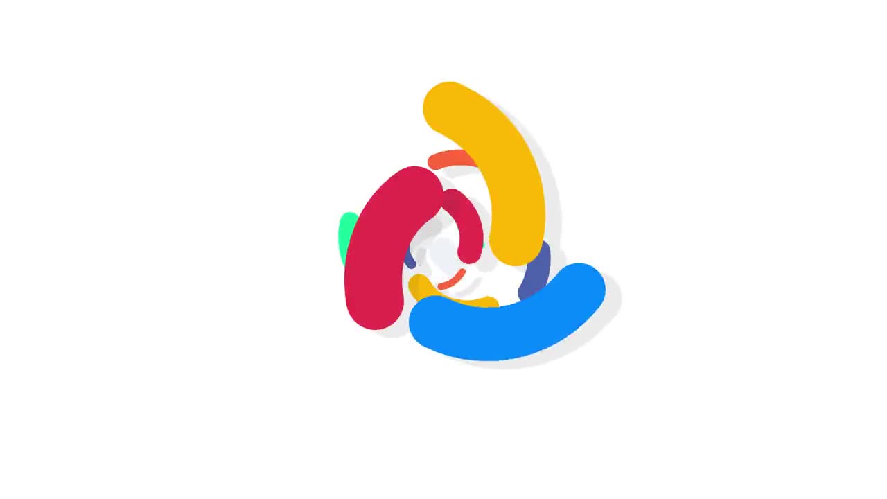 Free Video Stock swirling color logo reveal Live Wallpaper - Free Download