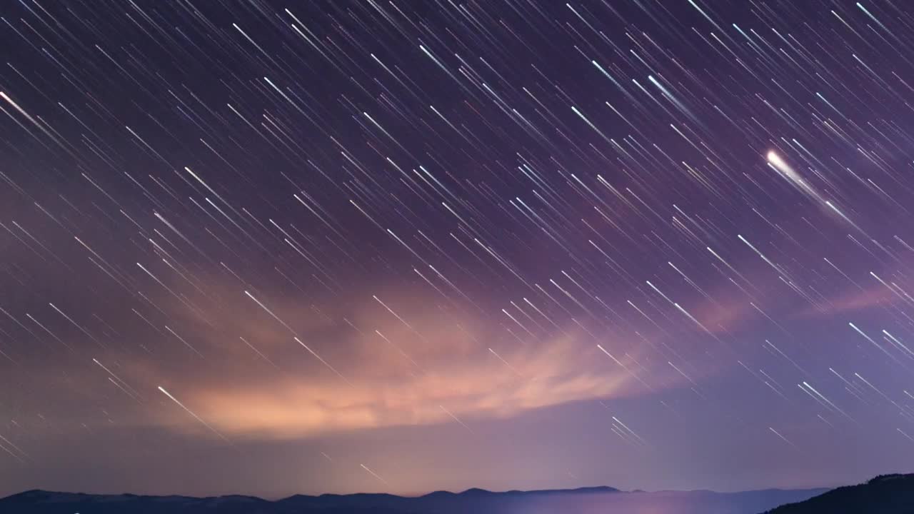 Stock Video Beautiful Time Lapse Of A Starry Sky In The Mountains Live Wallpaper For PC - Free Download
