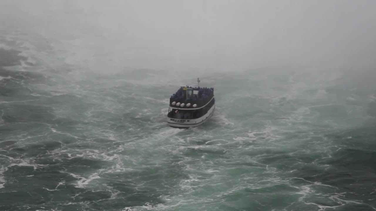Free Video Stock tourist boat at niagara falls Live Wallpaper - Free Download