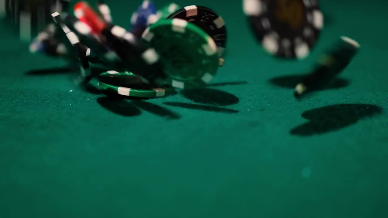 Video Stock Poker Chips Falling On A Gaming Table Live Wallpaper Free - Free Download