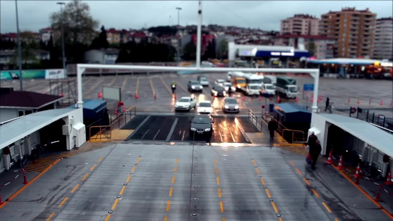 Video Stock Cars And People Passing In A Parking Lot Live Wallpaper For PC - Free Download