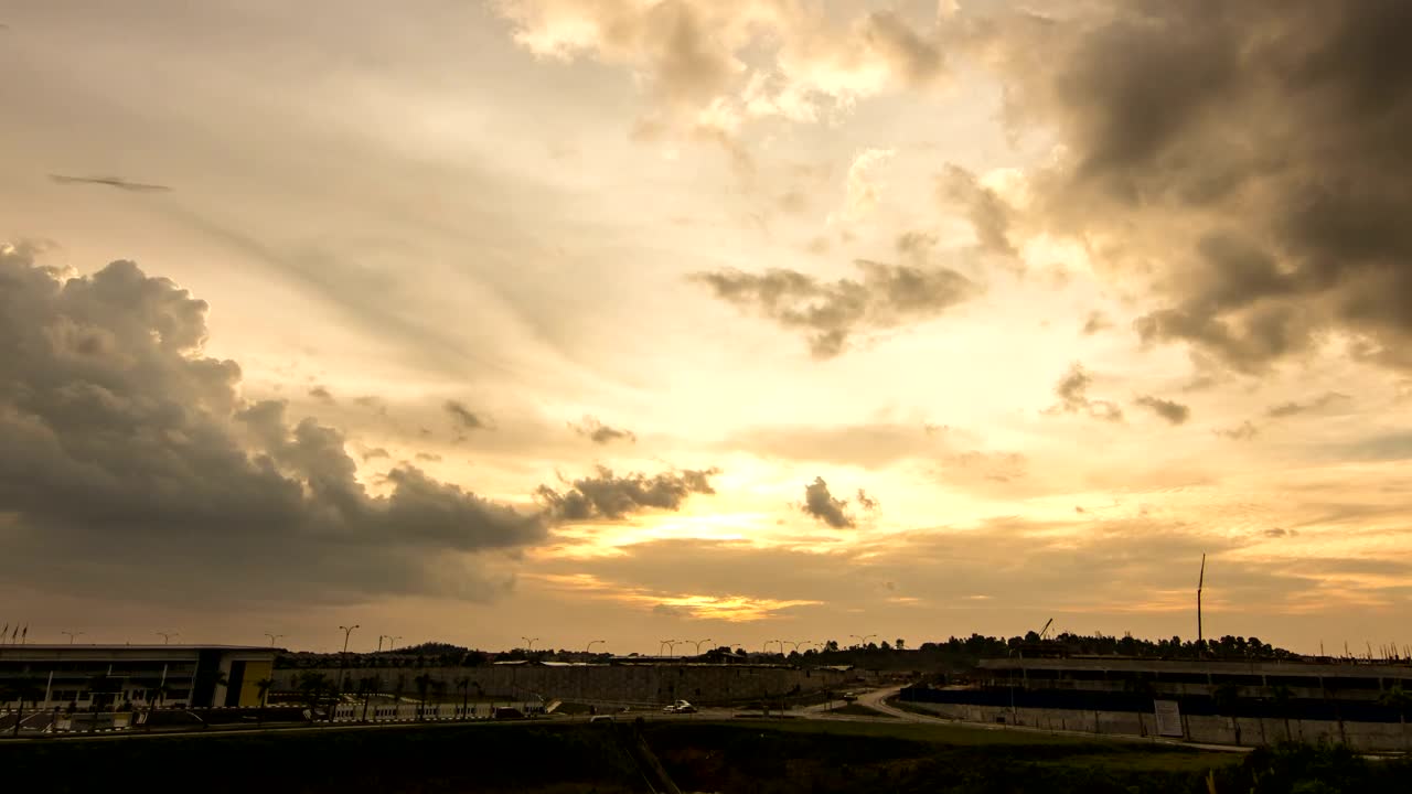 Free Video Stock Sun Setting Across A Highway Live Wallpaper - Free Download