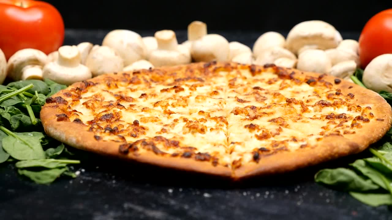 Free Stock Video Vegetarian Pizza On A Table Live Wallpaper - Free Download
