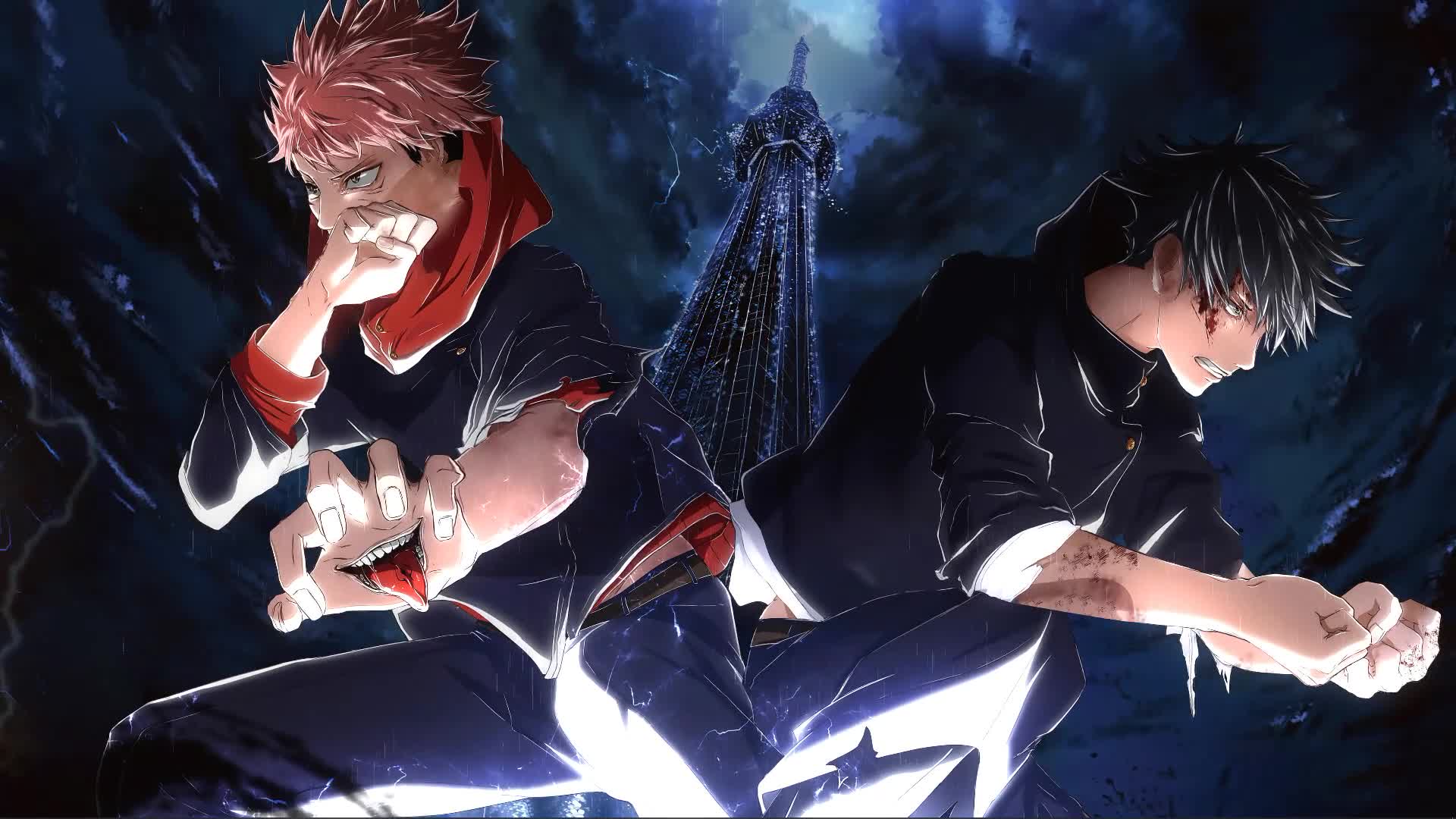 Anime Jujustu Kaisen Yuji And Megumi Live Wallpaper - Free Download
