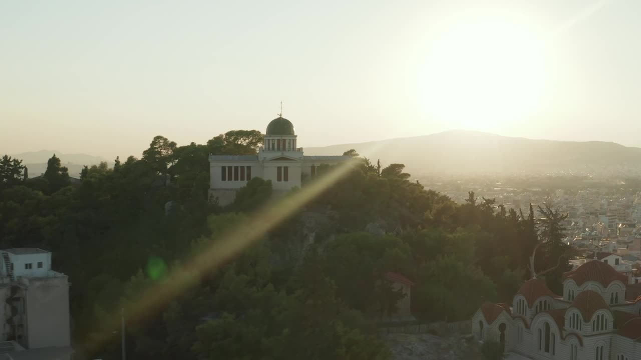 Stock Video National Observatory Of Athens Greece Live Wallpaper - Free Download