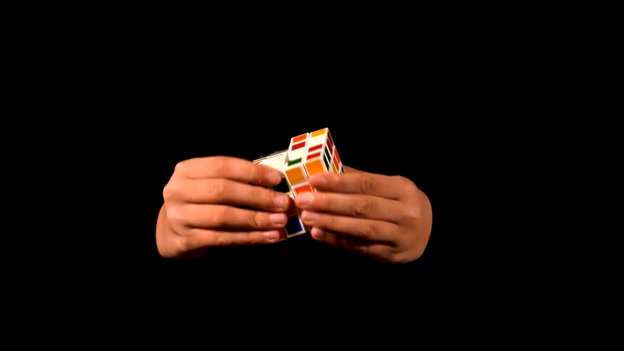 Stock Video Magician Solving A X Rubik Cube Animated Wallpaper - Free Download