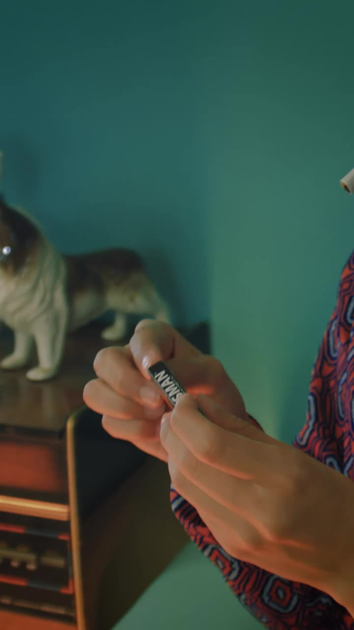 Free Stock Video Woman Lighting A Cigarette Live Wallpaper - Free Download