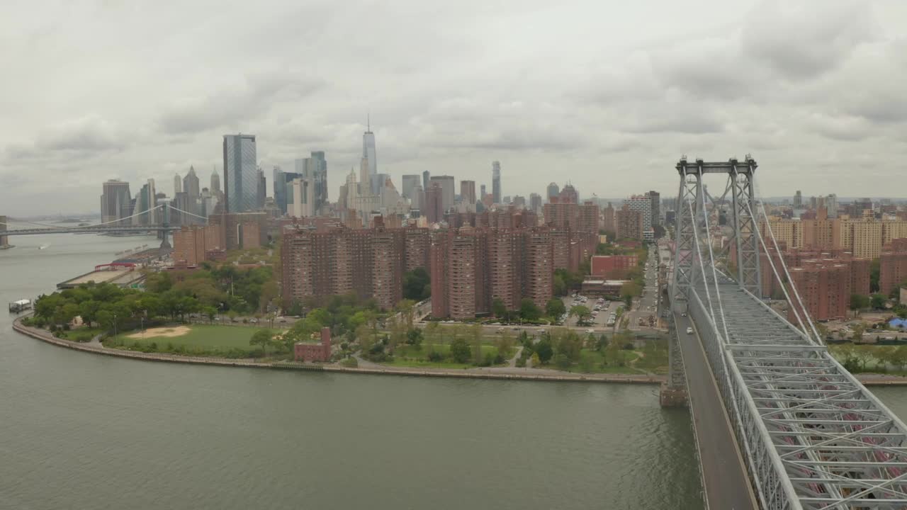 Stock Video Manhattans Coastline With Apartment Building Animated Wallpaper - Free Download