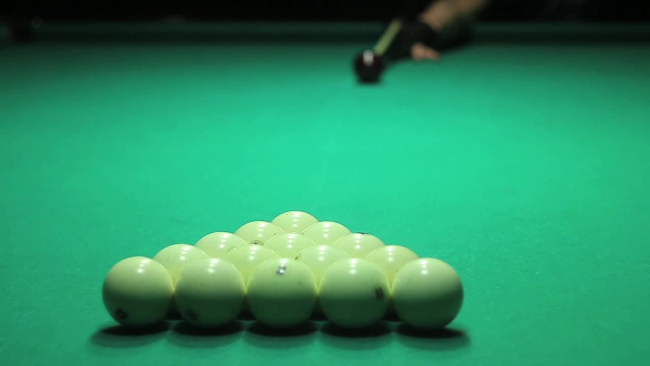 Stock Video Billiard Opening Shot Live Wallpaper For PC - Free Download
