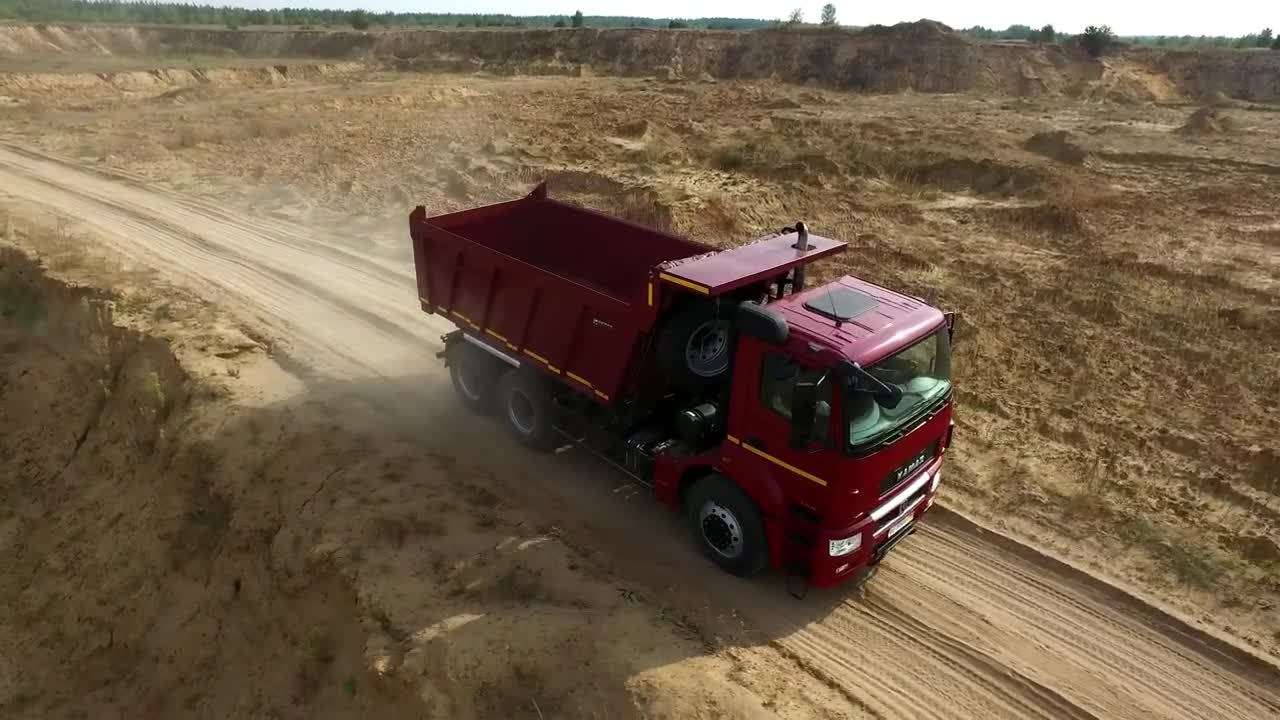 Free Stock Video Red Truck Heading To A Quarry Live Wallpaper - Free Download