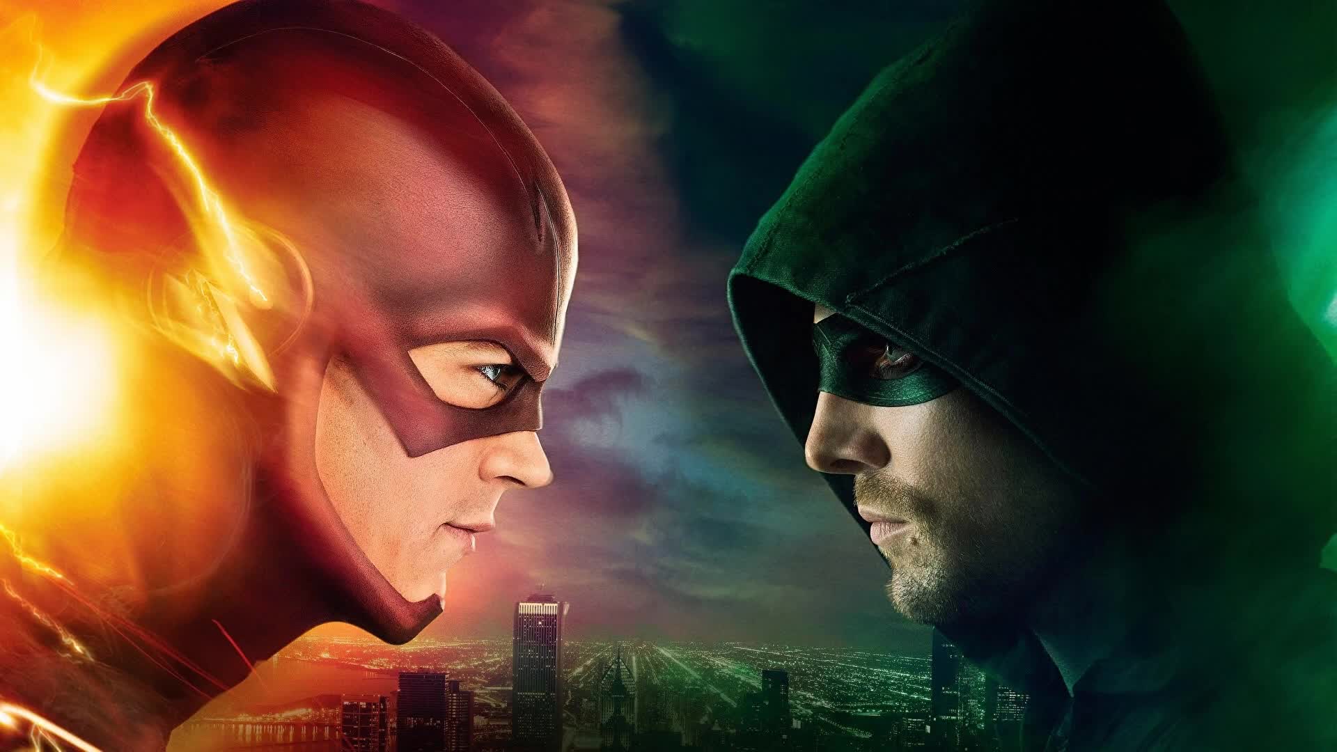 Flash  And  Green  Arrow  Live  Wallpaper - Free Download