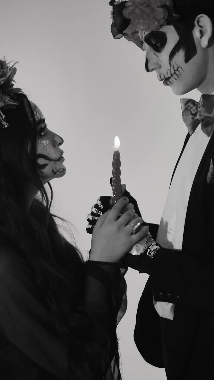 Video Stock Catrin And Catrina Holding Together A Lit Candle Live Wallpaper For PC - Free Download