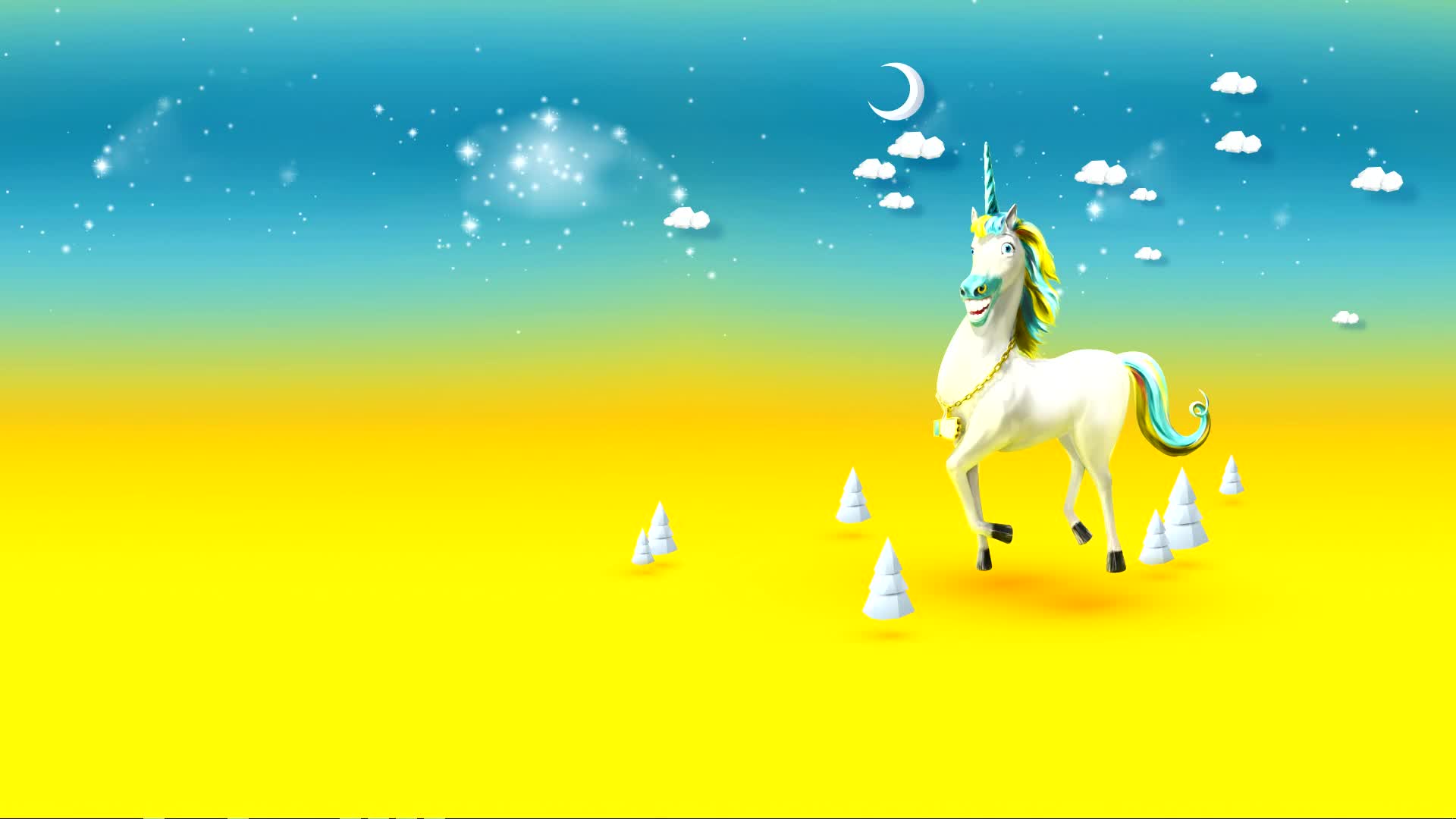 Happy Unicorn Live Wallpaper Hd - Free Download