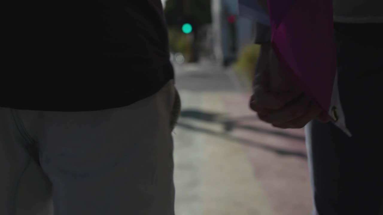 Video Stock Pride Lgbtq Couple Walking In The Street Live Wallpaper Free - Free Download
