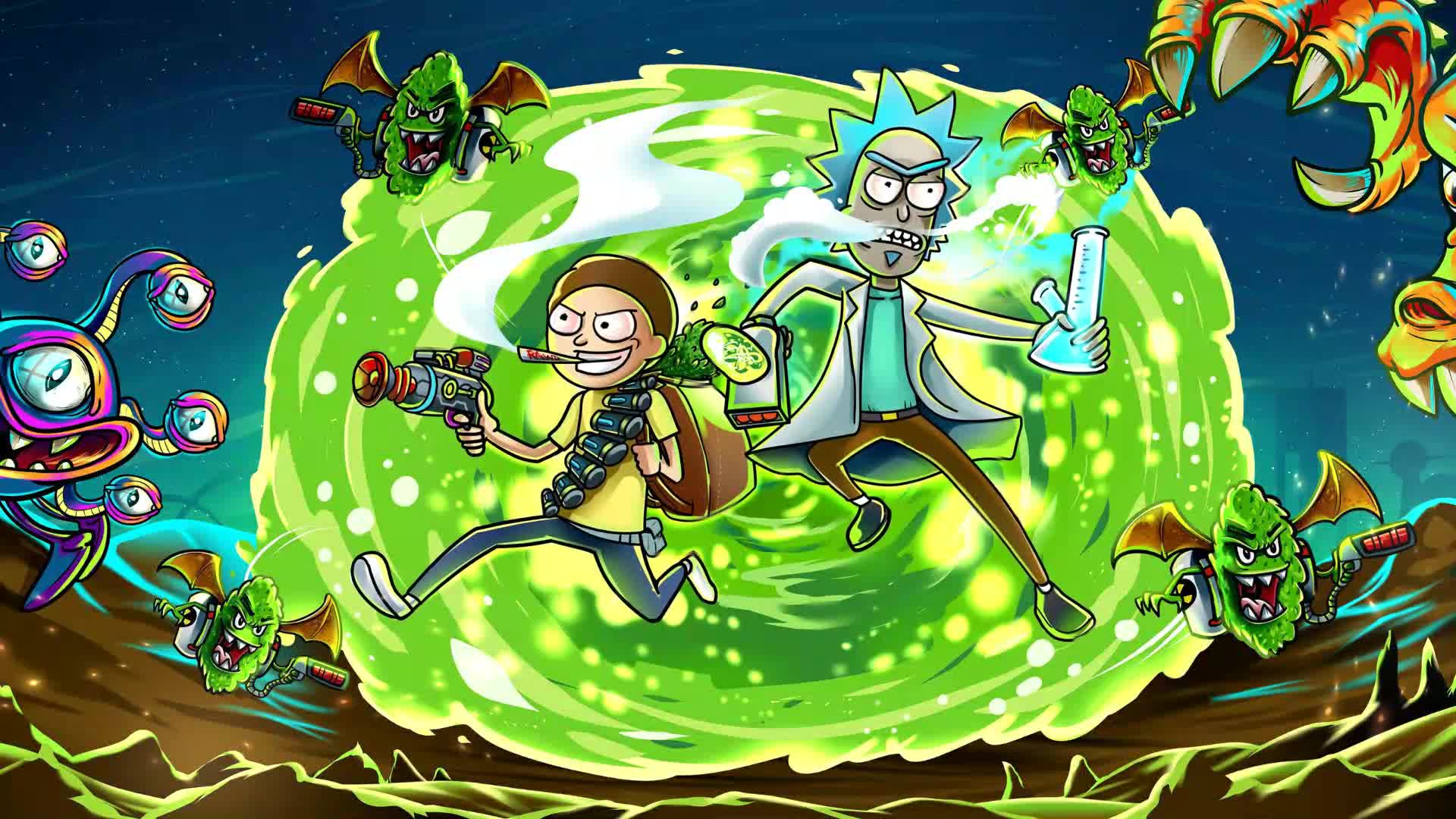 Rick and Morty Portal Madness Live Wallpaper - Free Download