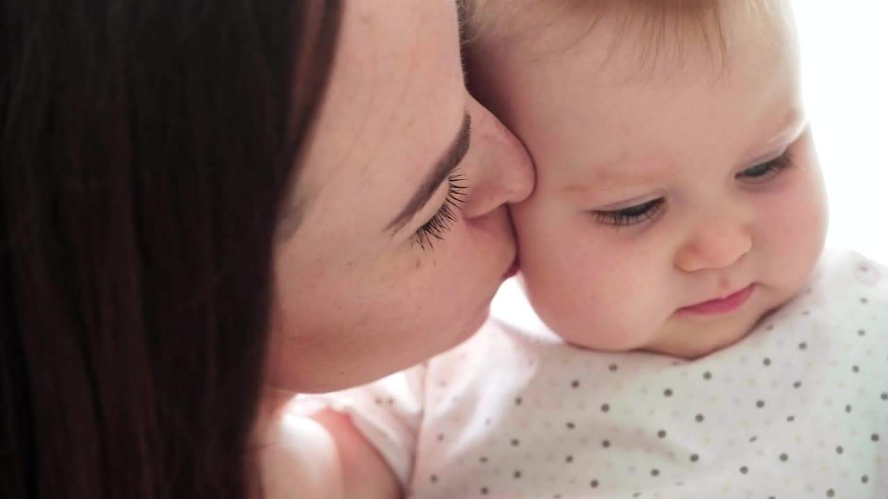 Stock Video Mother Kissing Her Bab Animated Wallpaper - Free Download