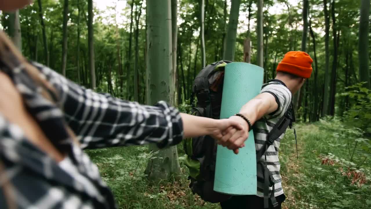 Stock Video Couple Of Explorers In The Forest Live Wallpaper For PC - Free Download