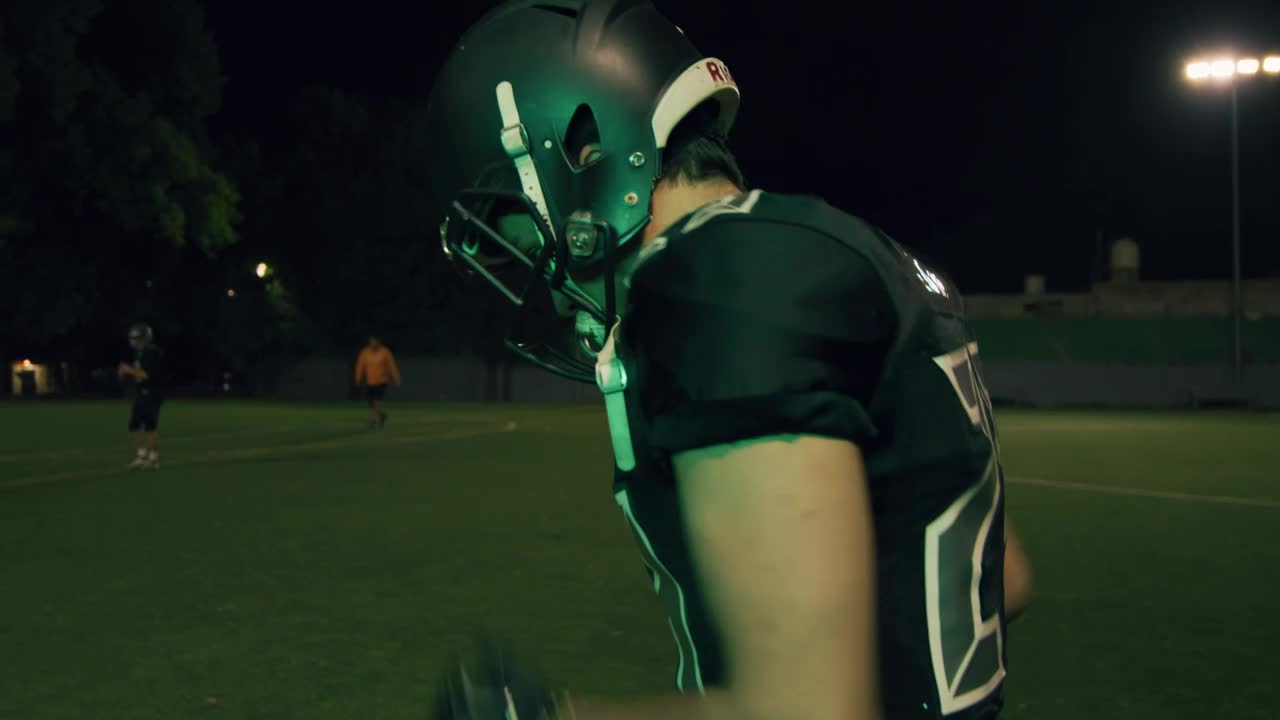 Stock Video Night Training Of A Football Team Live Wallpaper - Free Download