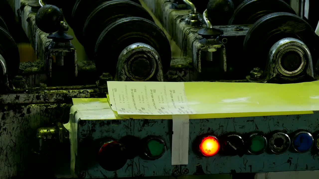 Stock Video Flashing Light On Industrial Machinery Live Wallpaper For PC - Free Download
