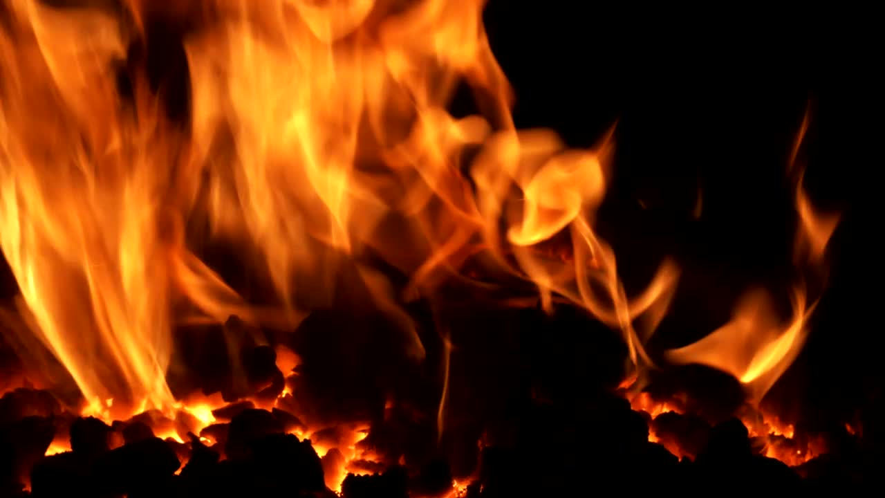 Stock Footage Volcanic Lava Burning At Night Live Wallpaper - Free Download