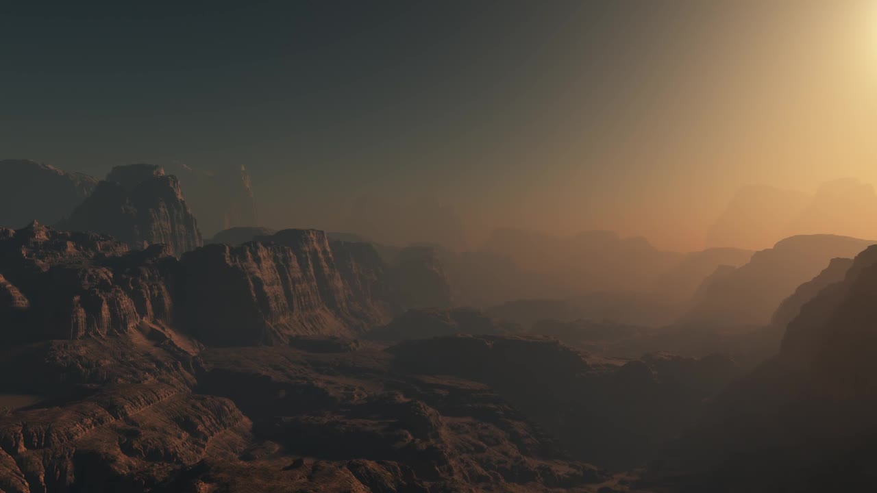 Stock Video Flying Across The Warm Surface Of Mars Live Wallpaper For PC - Free Download