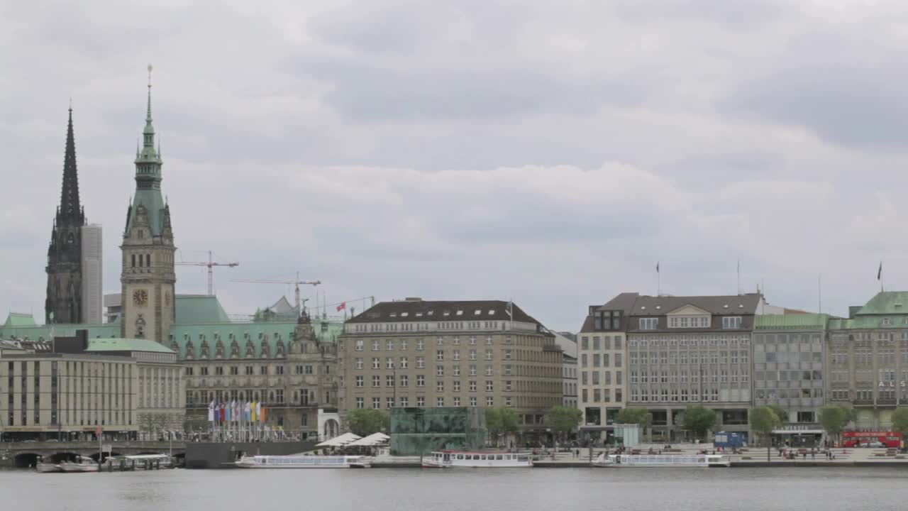 Stock Video Hamburg On An Overcast Day Live Wallpaper For PC - Free Download