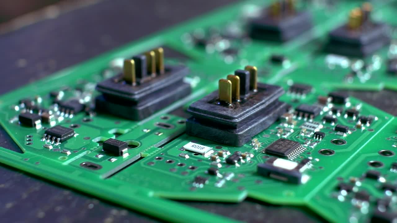 Stock Video Electronic Circuit Surface Live Wallpaper For PC - Free Download