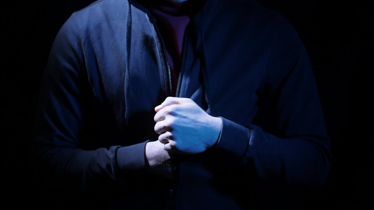 Stock Video Concept Of Mugger Or Murderer Showing A Knife Live Wallpaper For PC - Free Download
