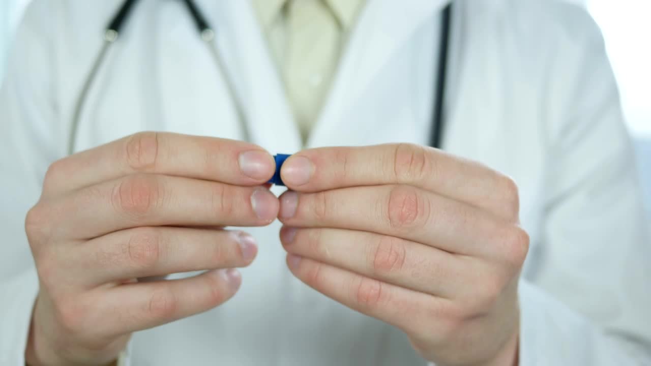 Stock Video Doctor Taking Out A Pipette From A Small Case Live Wallpaper For PC - Free Download