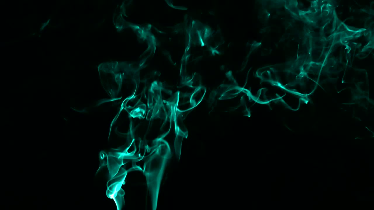 Free Video Stock Smoke With Fluorescent Particles On Black Background Live Wallpaper - Free Download