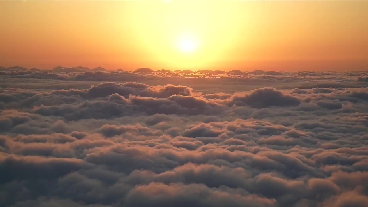 Free Video Stock sunset above the clouds Live Wallpaper - Free Download