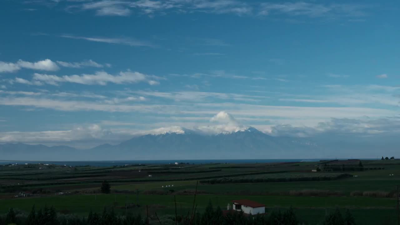 Stock Video Farmlands Below A Mountain Live Wallpaper For PC - Free Download