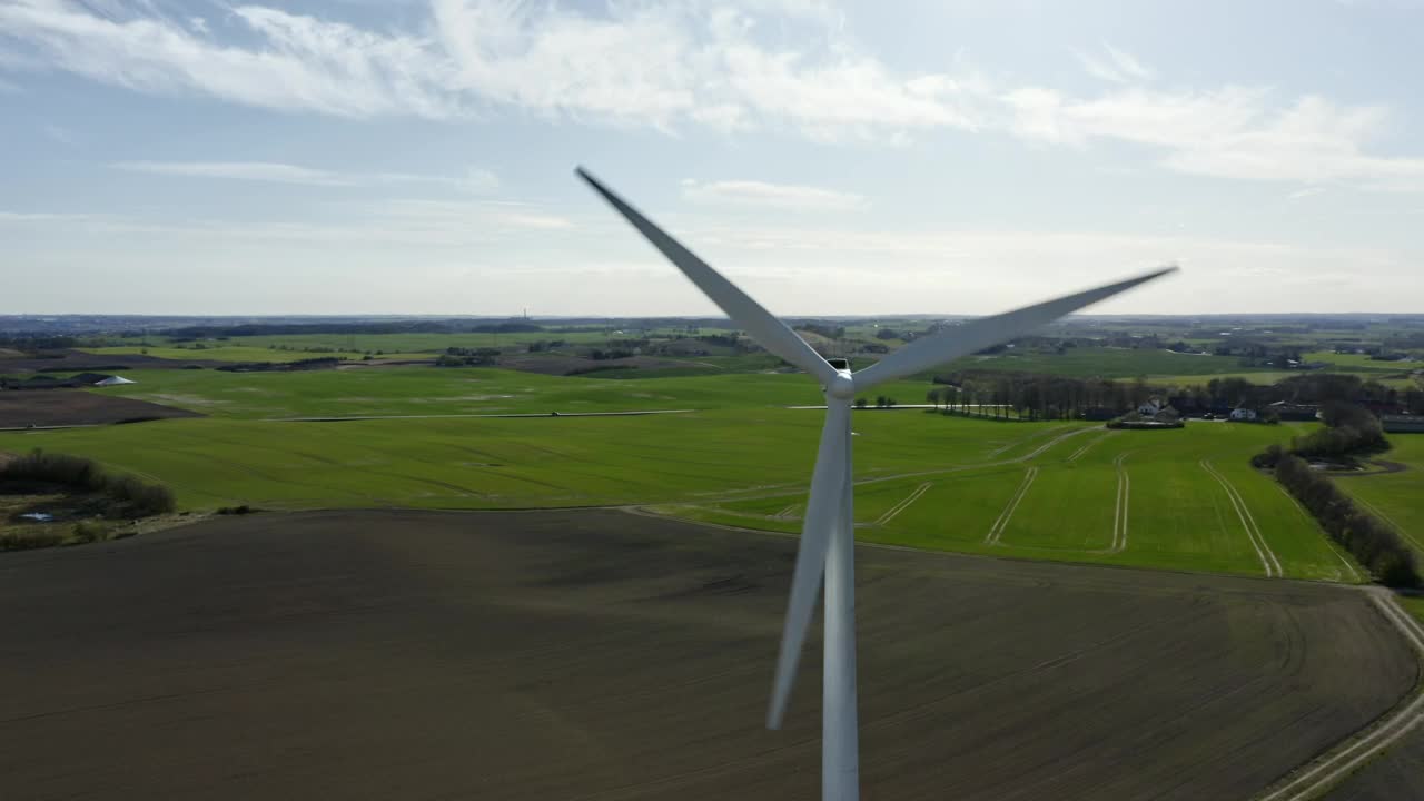 Stock Footage Wind Turbine In Farmland Live Wallpaper - Free Download