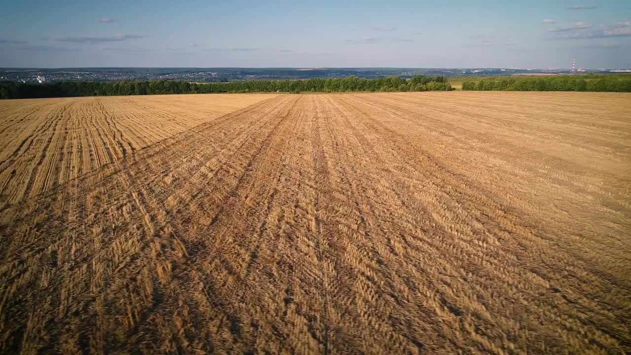 Stock Video Flying Through A Freshly Plowed Agricultural Field Live Wallpaper For PC - Free Download