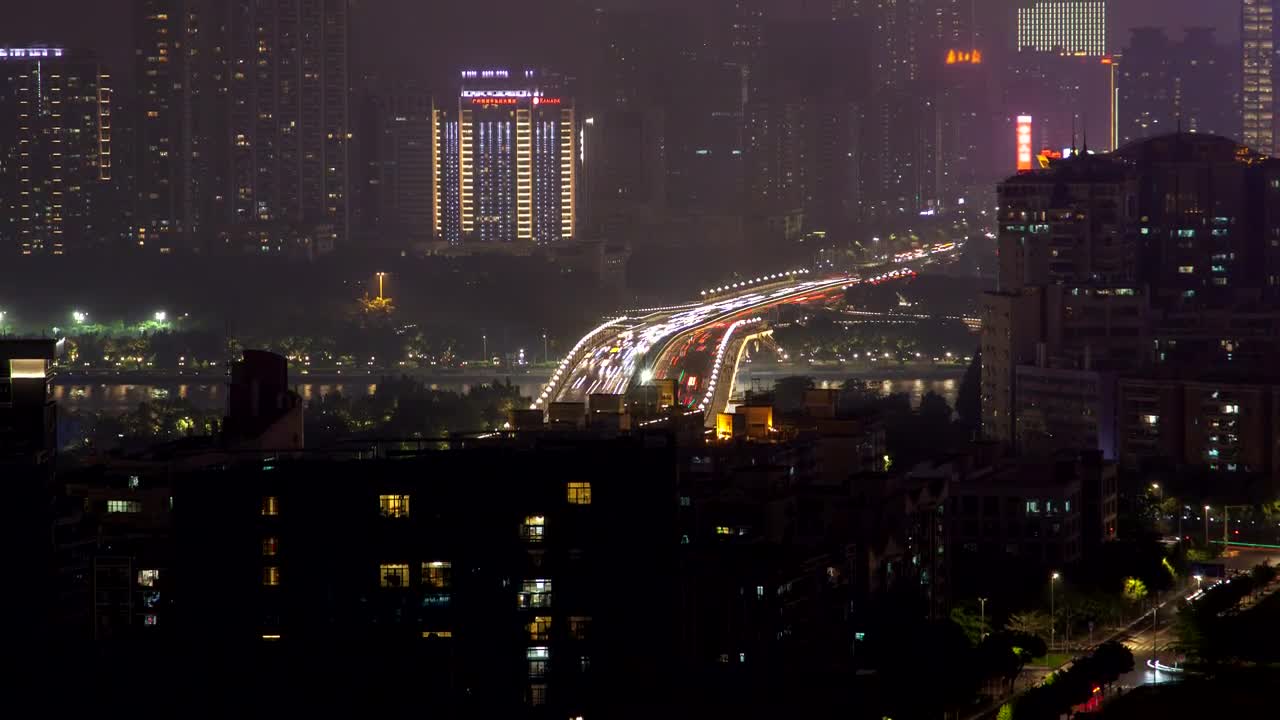 Stock Video Guangzhou City Scape With Traffic Live Wallpaper For PC - Free Download