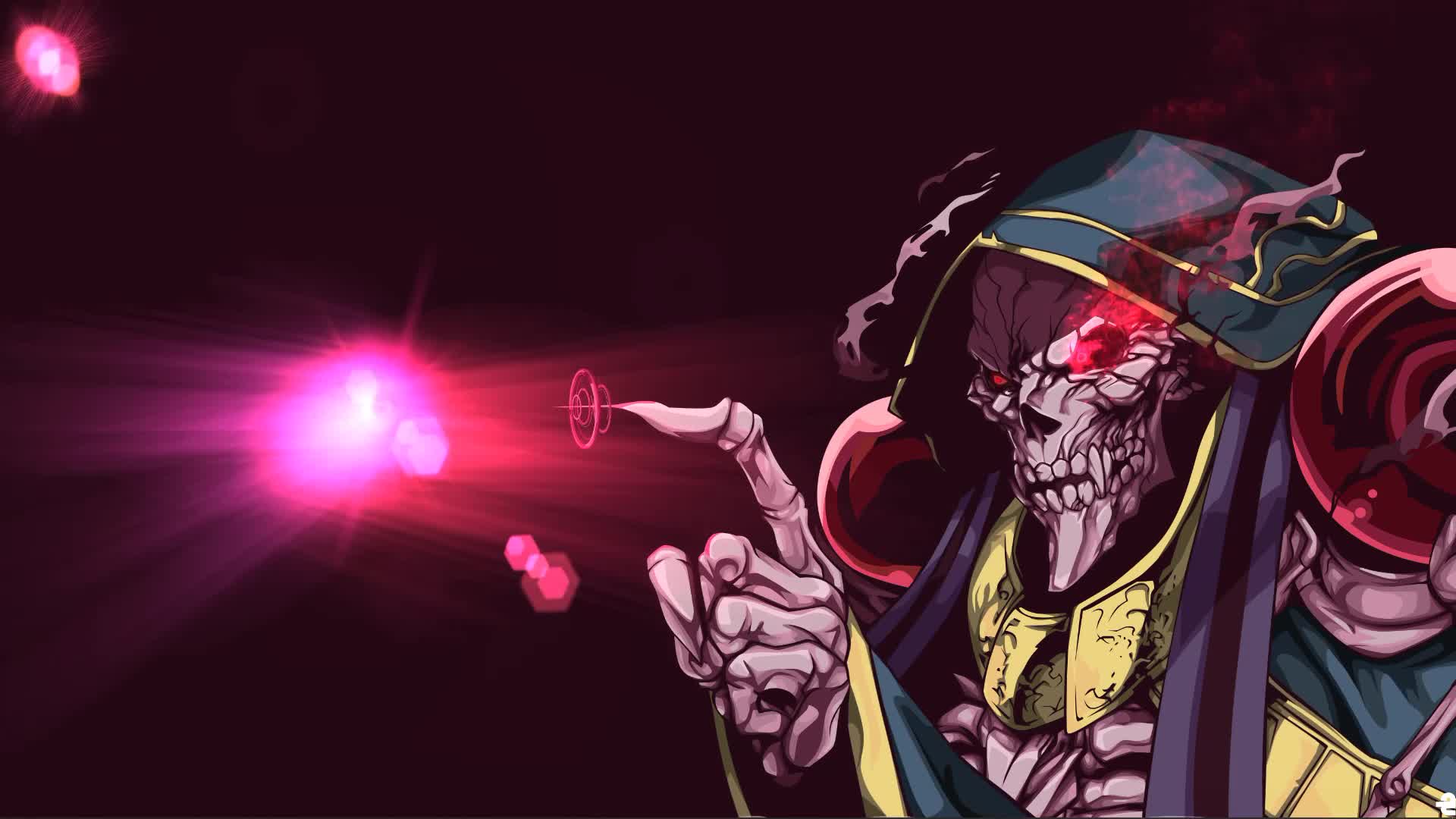 Overlord Skull Magic Live Wallpaper - Free Download