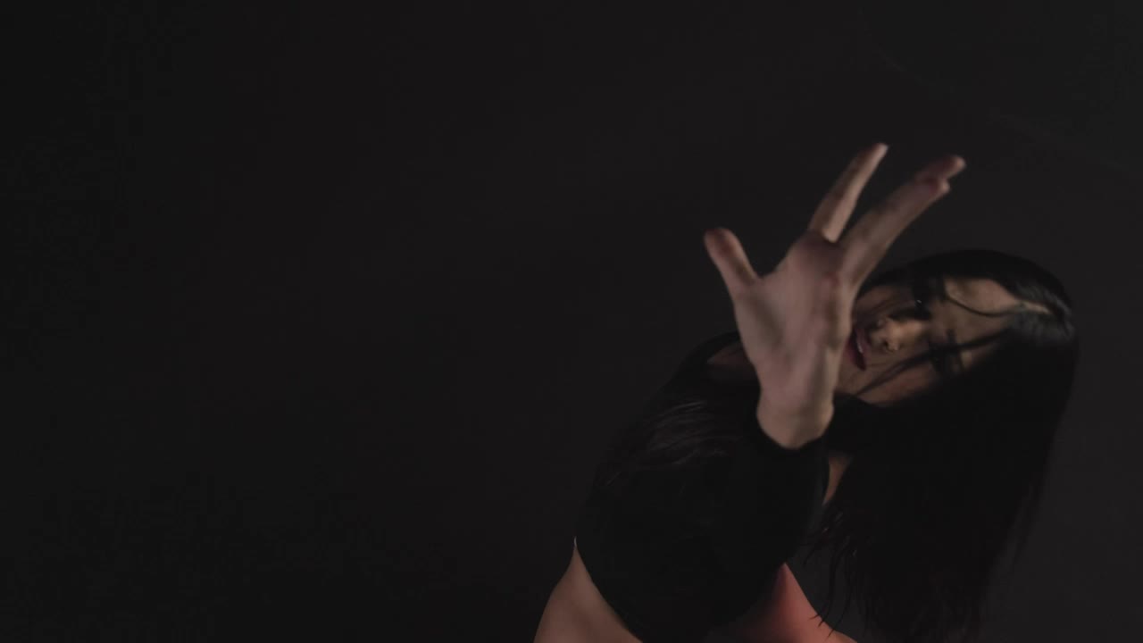 Stock Video Elevated Shot Of A Contemporary Dancer Performing Live Wallpaper For PC - Free Download