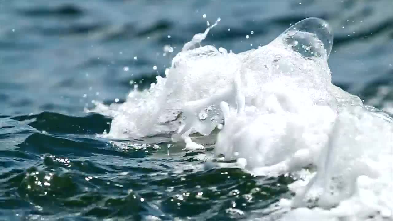 Video Stock Close Up Of A Wave Breaking Live Wallpaper For PC - Free Download